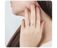 Small Knot Silver Ring NSR-829